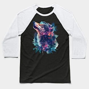 Wolf Echoing Elegance Baseball T-Shirt